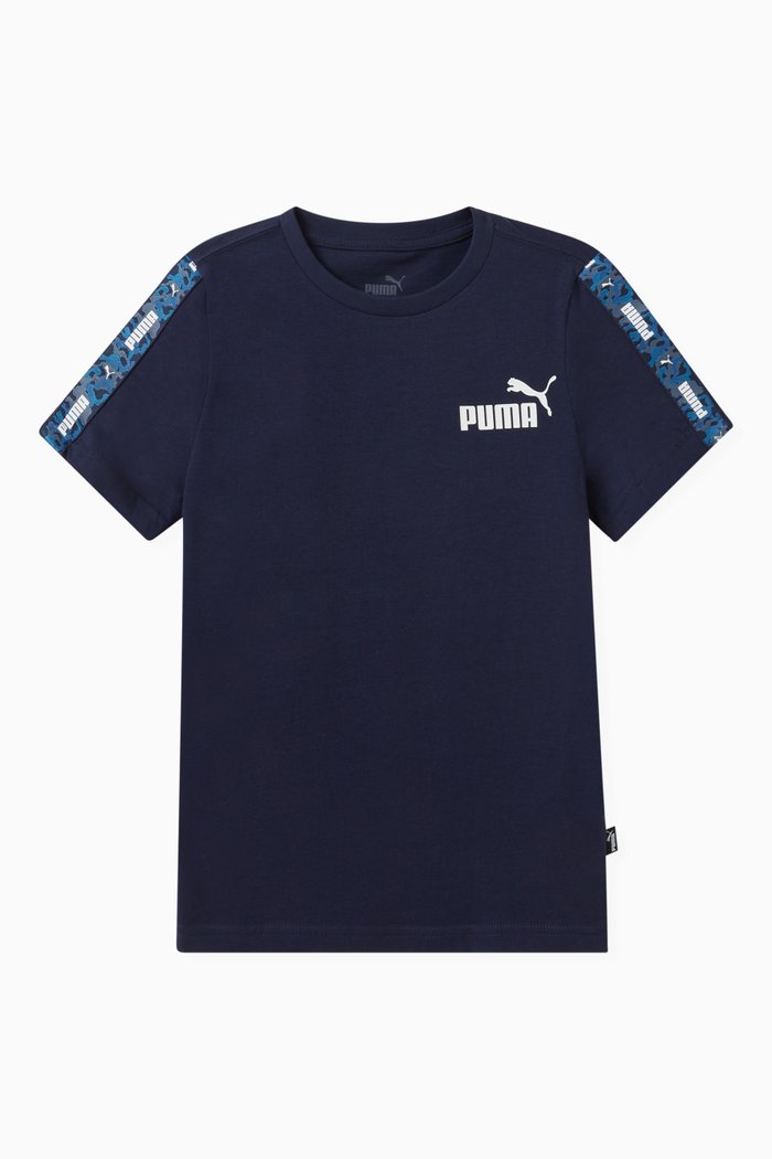 

Logo-print T-shirt in Cotton, Blue