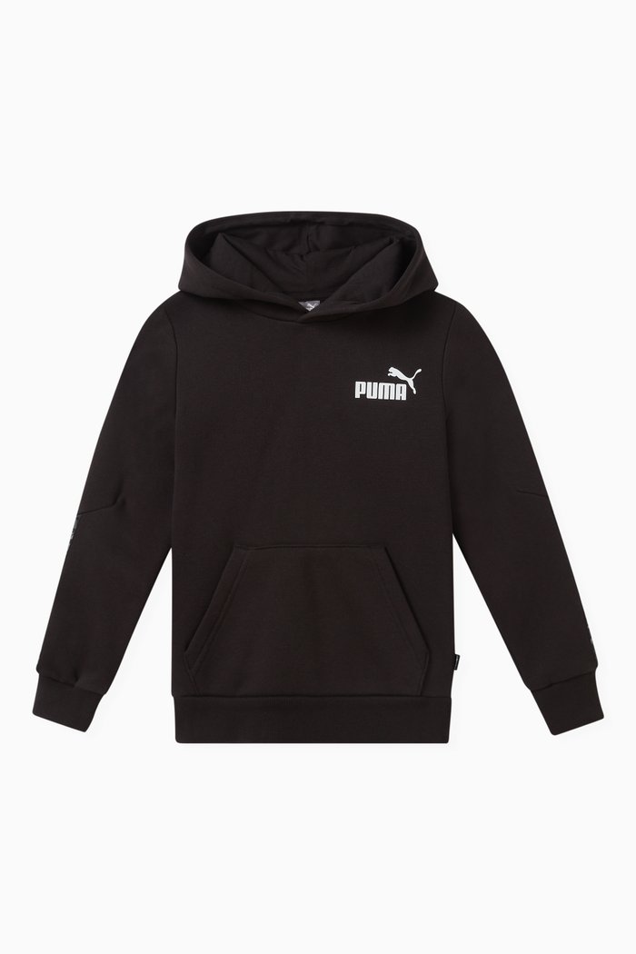 

Logo-print Hoodie in Cotton, Black