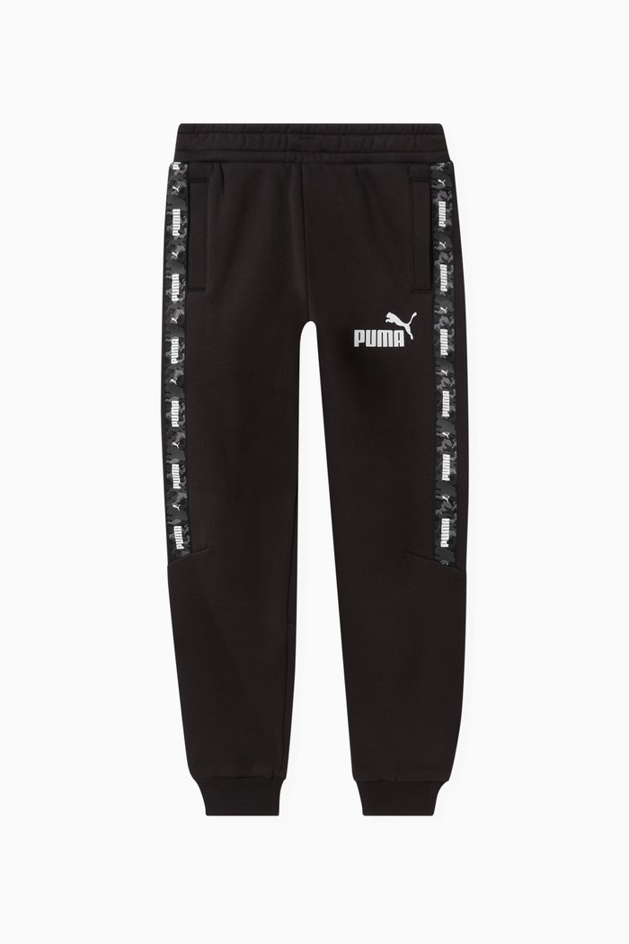 

Logo-tape Sweatpants in Cotton-blend, Black