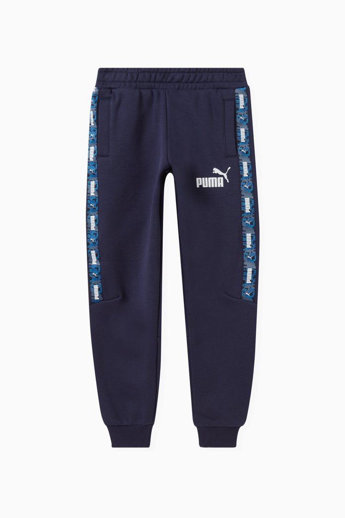

Logo-tape Sweatpants in Cotton-blend, Blue