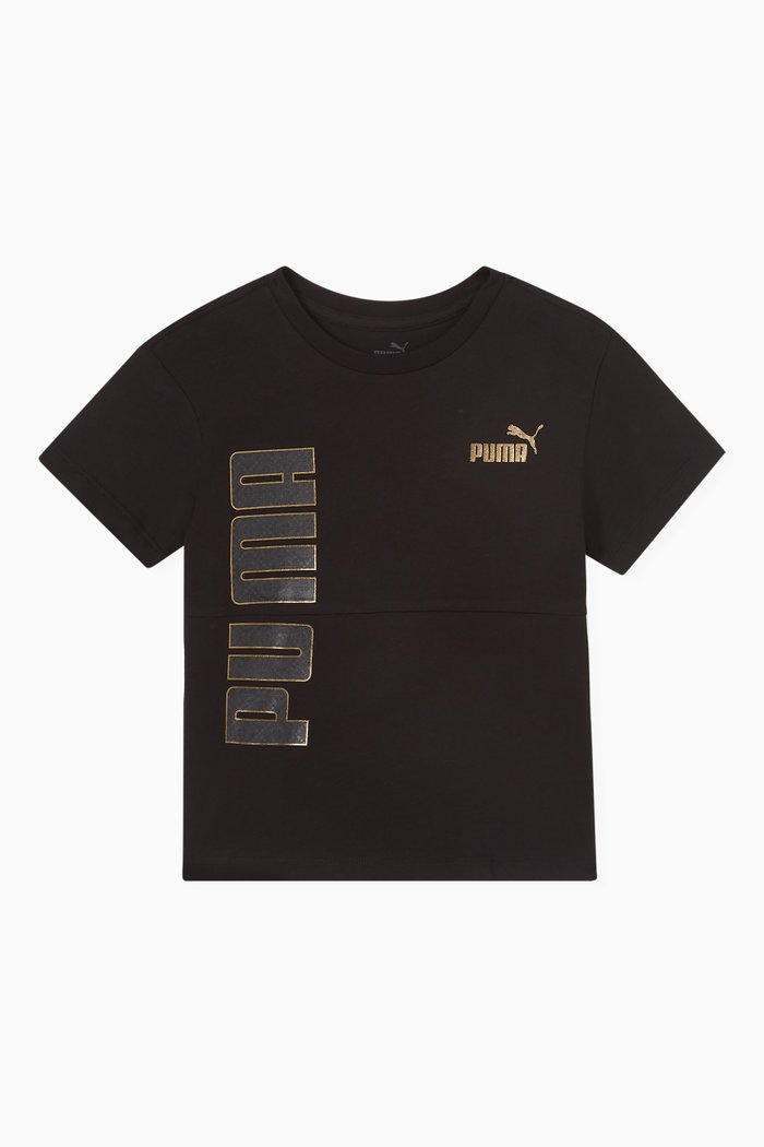 

Power Logo Love T-shirt in Jersey, Black