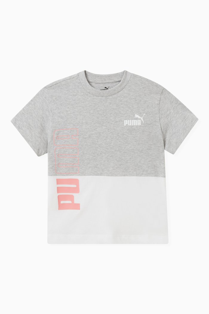 

Logo-print T-shirt in Cotton, Grey