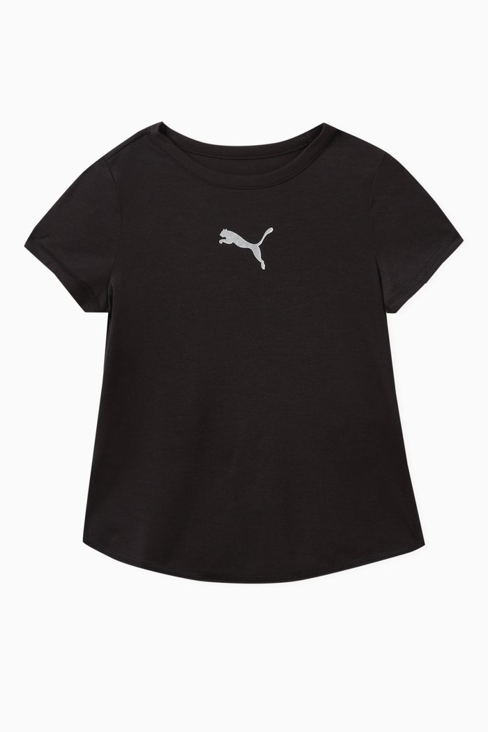 

Logo-print T-shirt in Cotton, Black