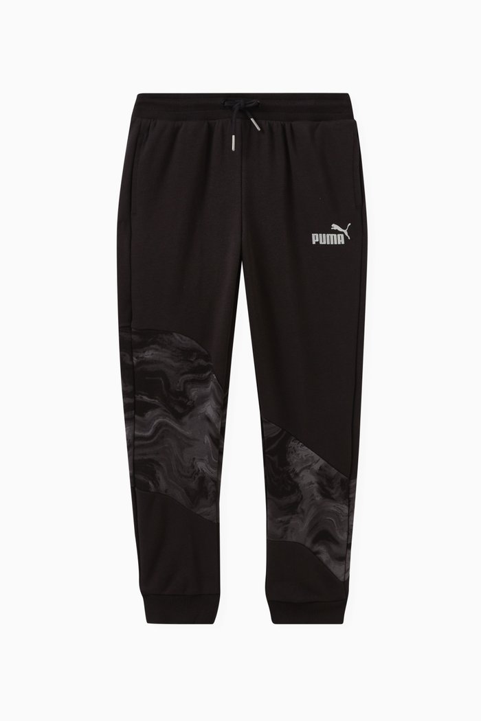 

Marble Logo Sweatpants in Cotton-blend, Black