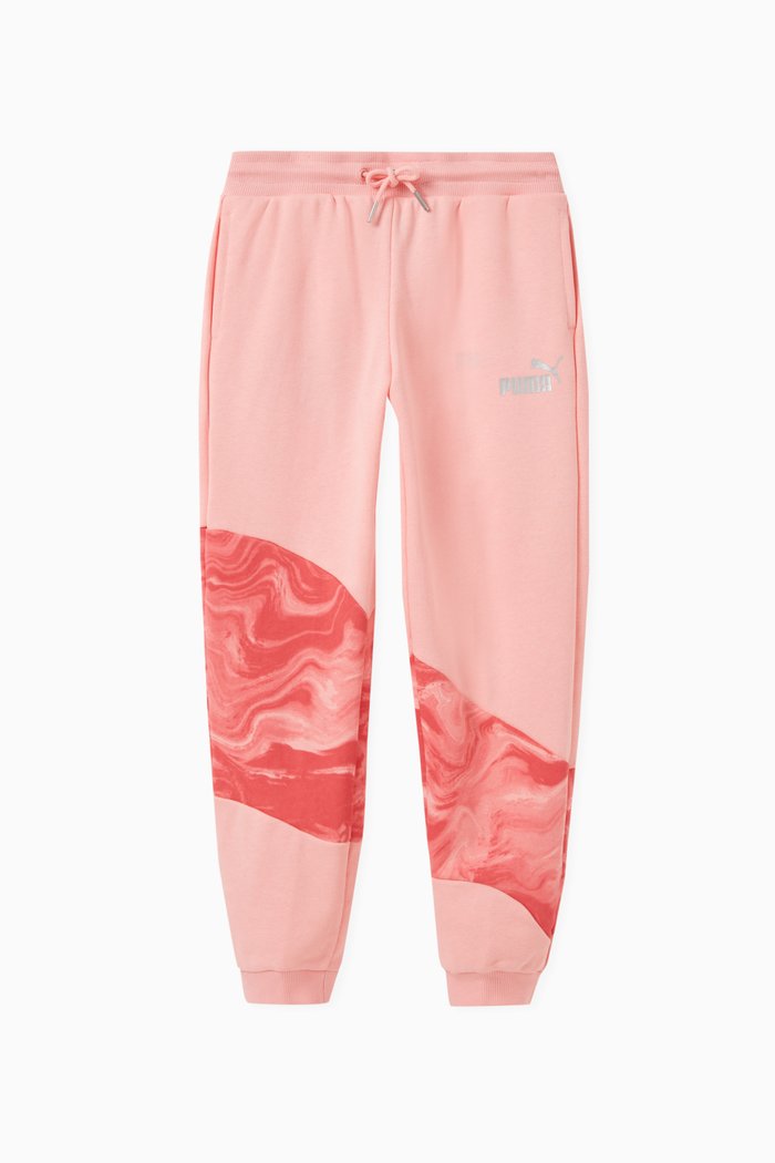 

Marble Logo Sweatpants in Cotton-blend, Pink