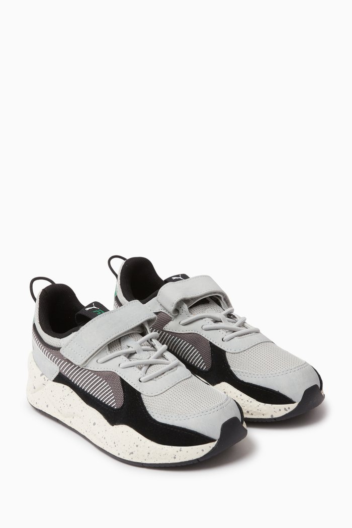 Pre-School RS-X Street Punk Sneakers in Mesh, Grey