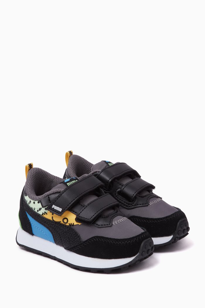

Infant Rider FV Mix Match Sneakers in Nylon Fabric, Grey