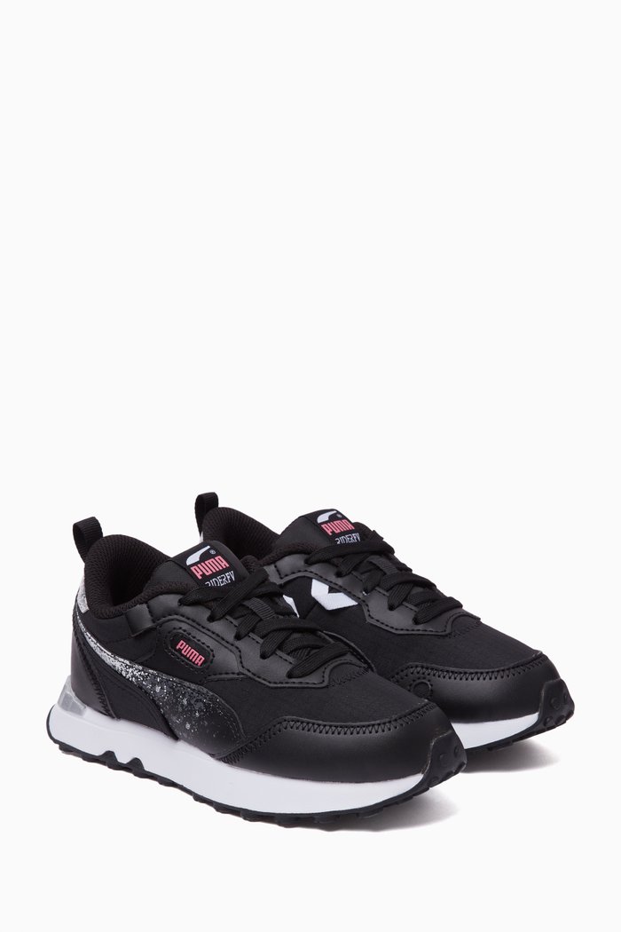 

Pre-School Rider FV Starry Night Sneakers in Nylon, Black