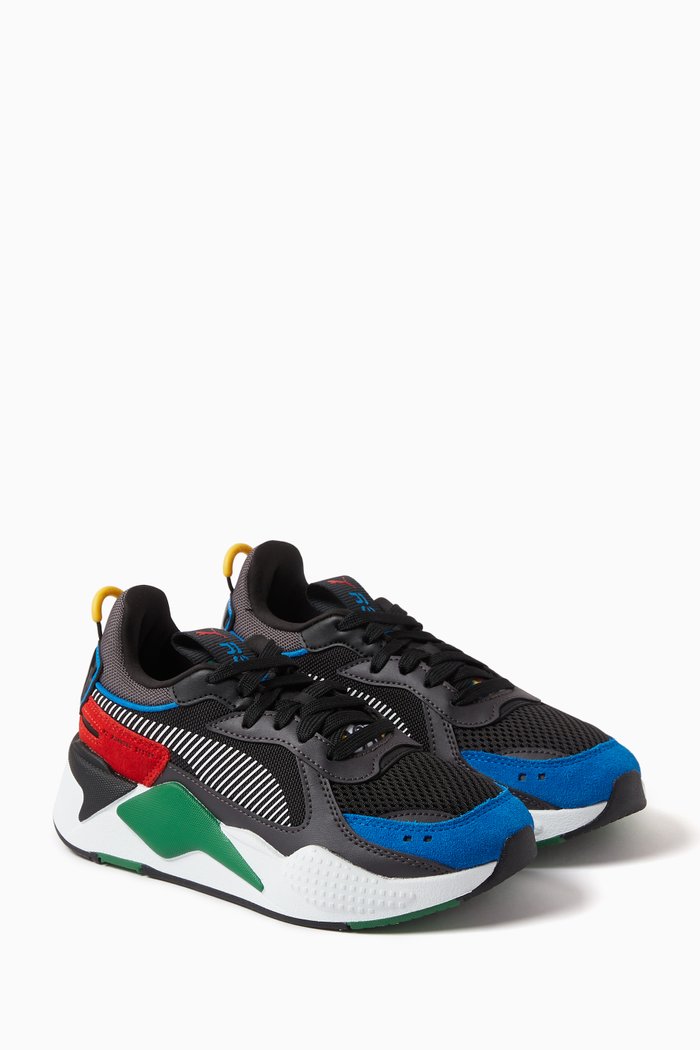 

Junior RS-X Trash Talk Sneakers in Mesh, Black