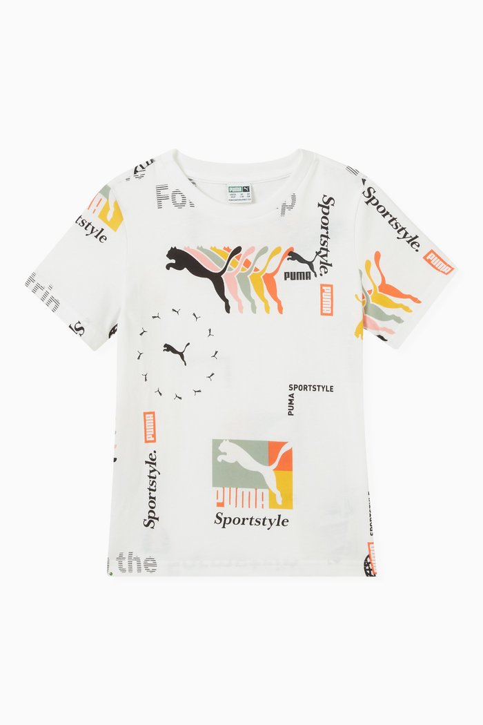 

Printed T-shirt in Cotton, White