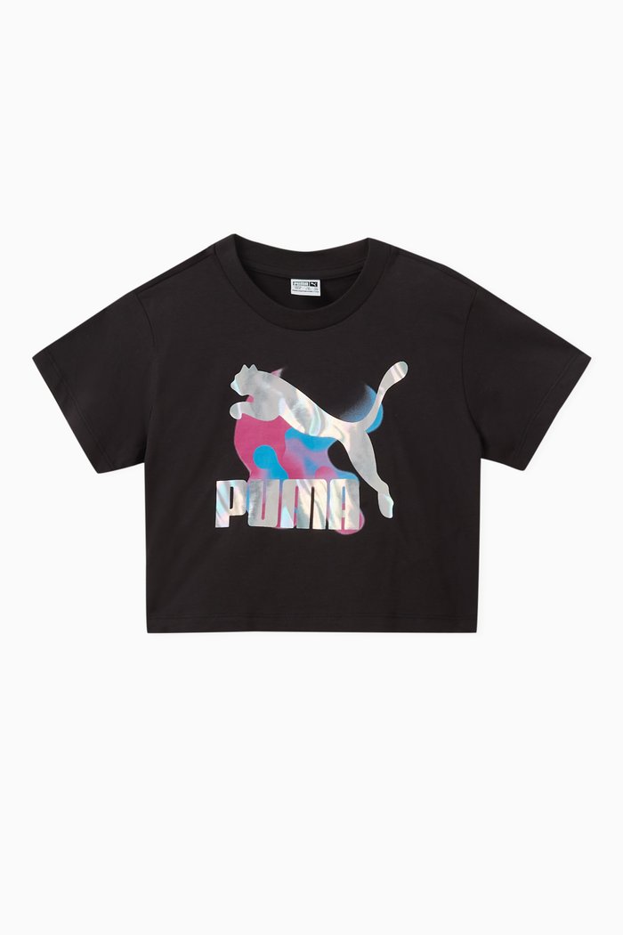 

Cosmic Logo-print T-shirt in Cotton, Black