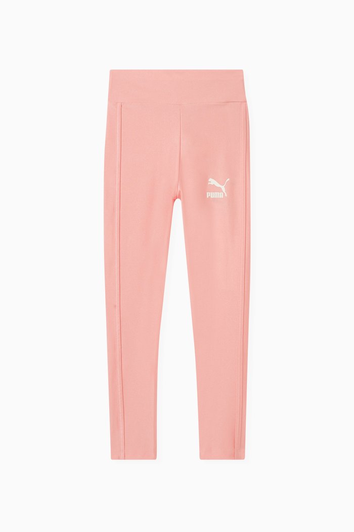 

High-waist Leggings in Nylon, Pink