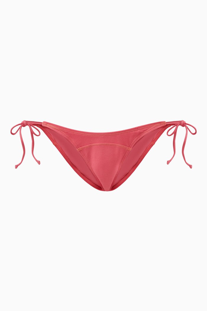 

The 90s Tie Bikini Bottoms, Pink