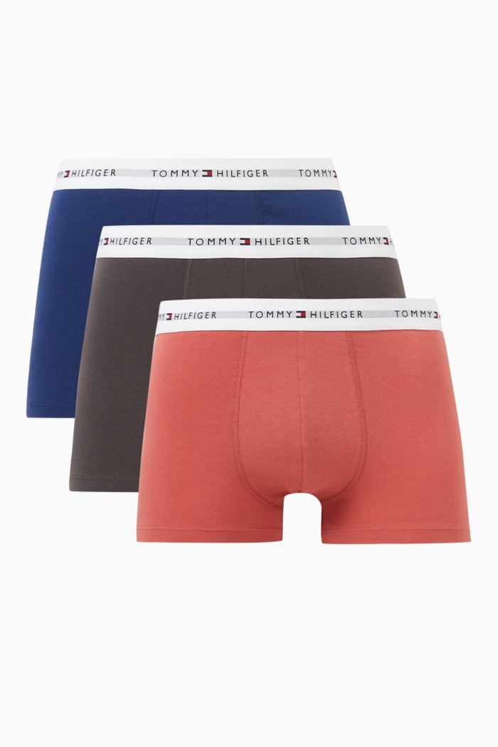 

Logo Trunk in Cotton, Set of 3, Multicolour