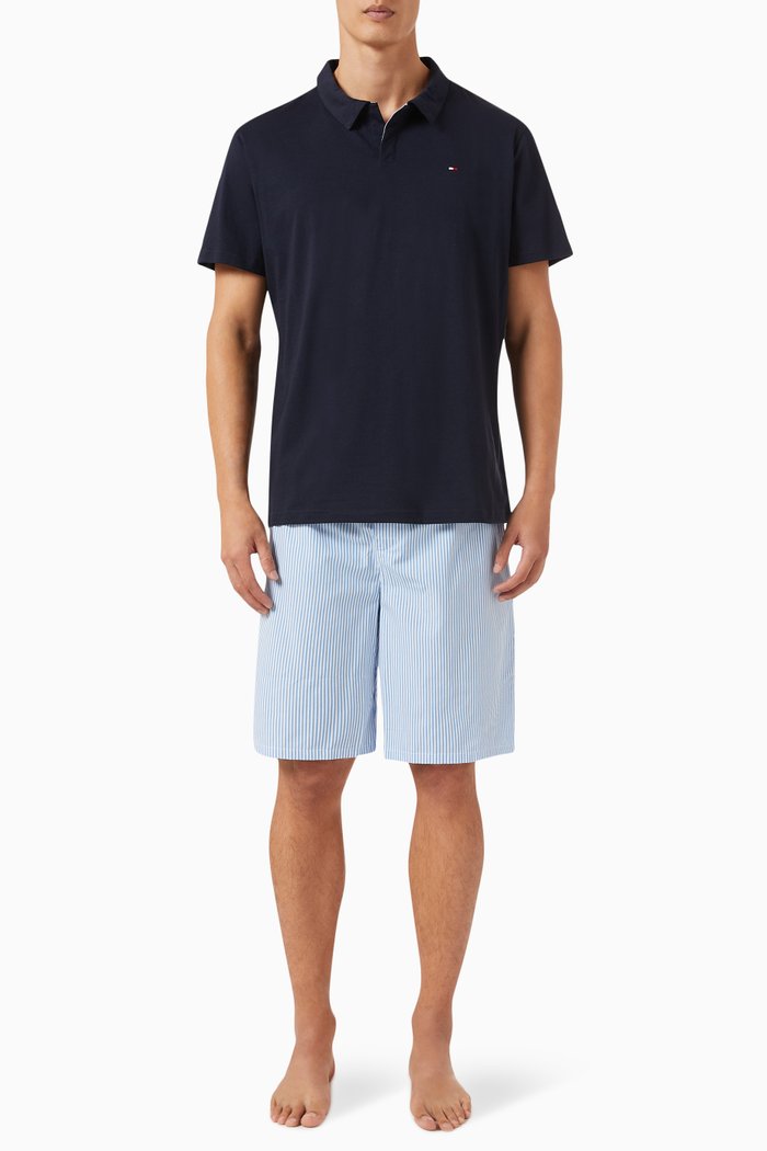 

Pyjama Set in Cotton, Blue
