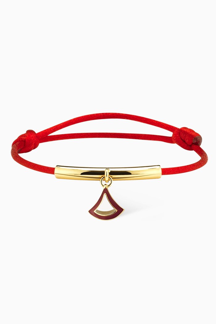 

Diva Dream Bracelet in Fabric, Red