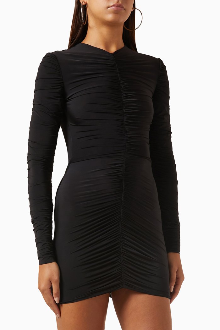 

Holt Crew Ruched Mini Dress in Lycra, Blue