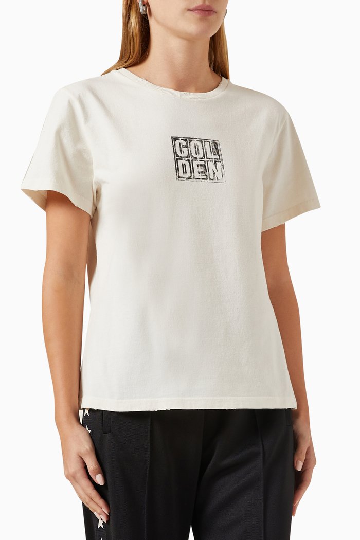 

Graphic T-shirt in Jersey, White
