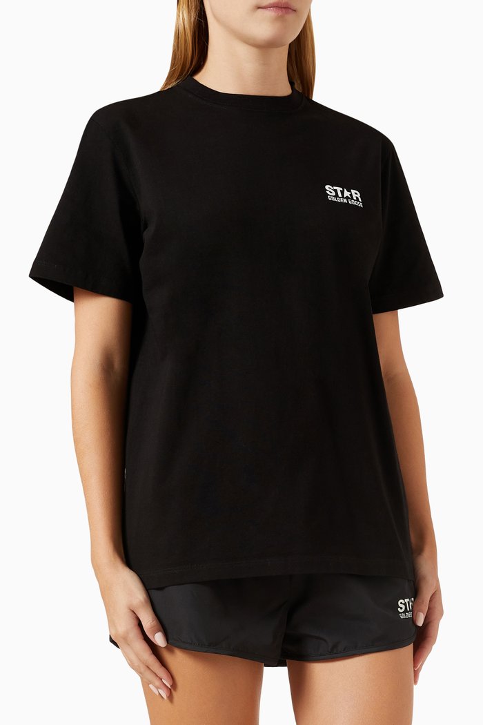 

Graphic T-shirt in Jersey, Black