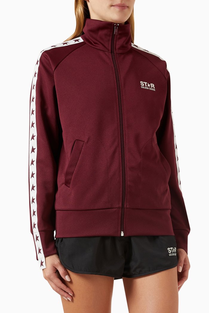 

Star Track Jacket in Technical Jersey, Red