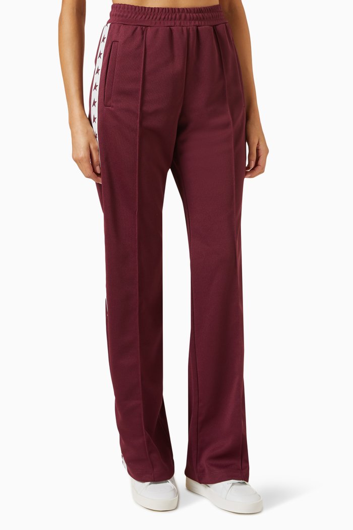 

Star-stripe Joggers in Technical-jersey, Red