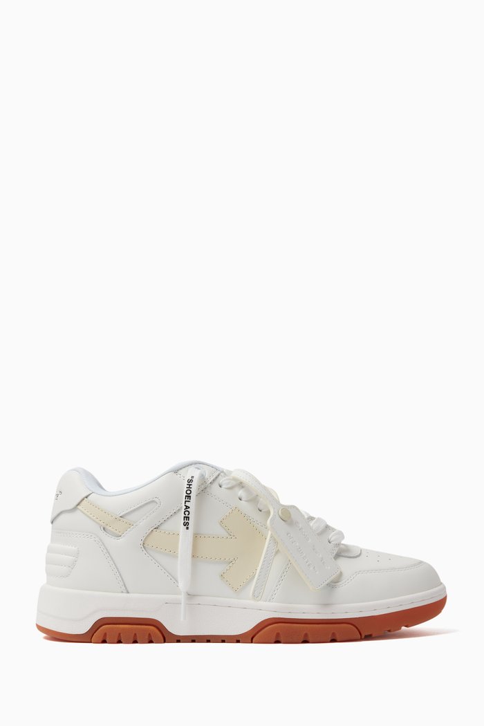 

Out Of Office Sneakers in Leather, White
