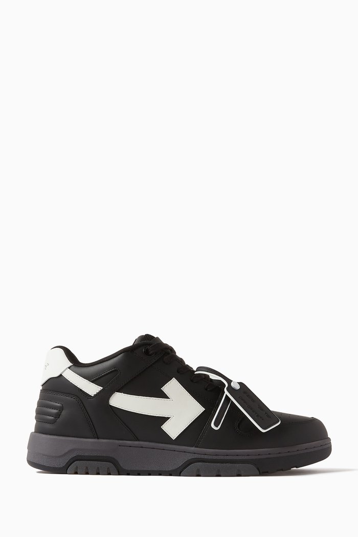 

Out Of Office Sneakers in Leather, Black