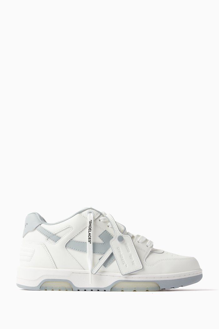 

Out Of Office Sneakers in Leather, Neutral