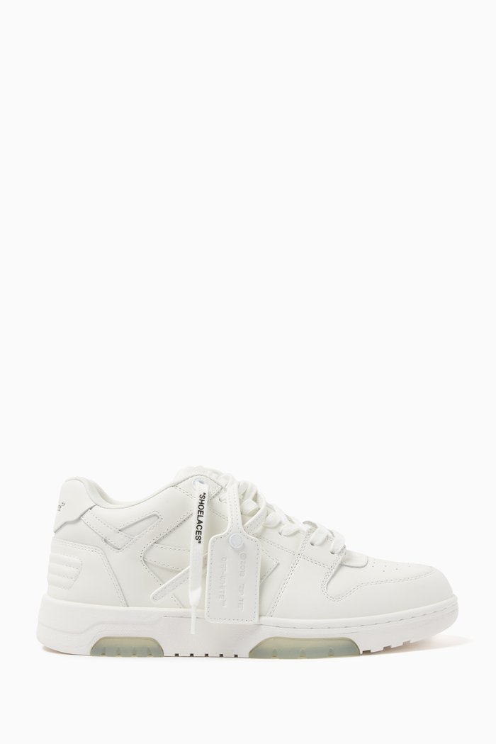 Out Of Office Sneakers in Leather, White