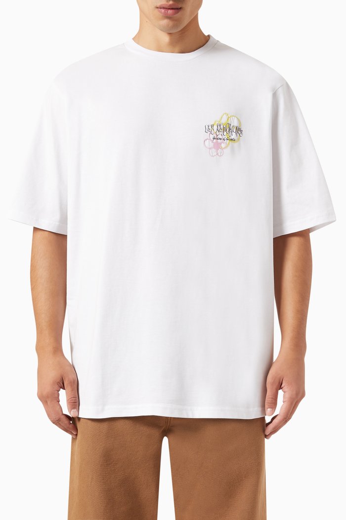 

003 Oversized T-shirt in Cotton-jersey, White