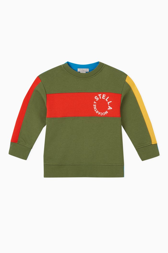 

Logo Sweatshirt in Cotton, Green