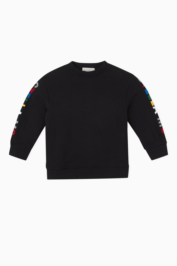 

Logo-print Sweatshirt in Cotton, Black