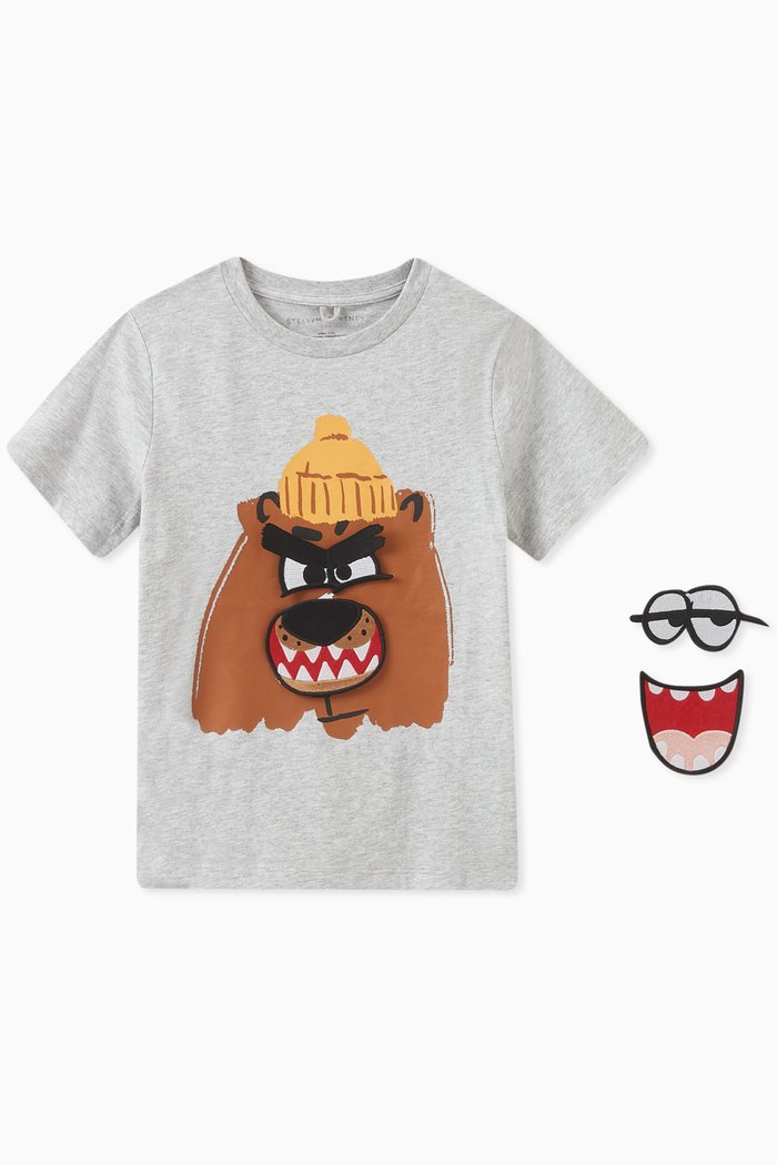 Bear T-shirt, Grey