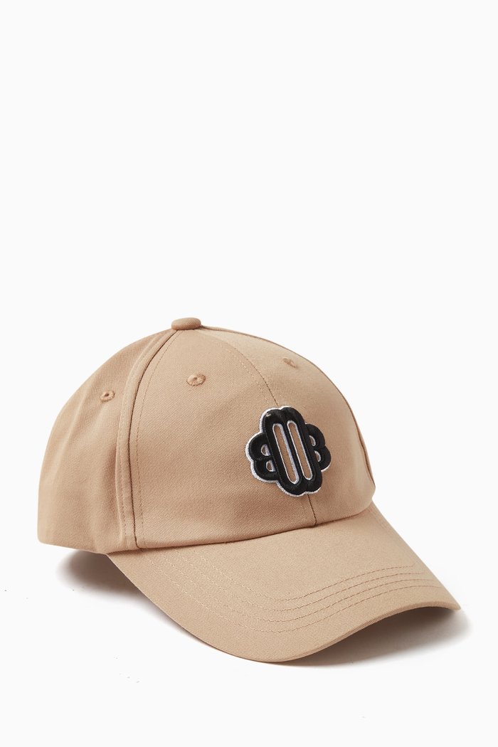 

Embroidered Baseball Cap in Cotton, Neutral