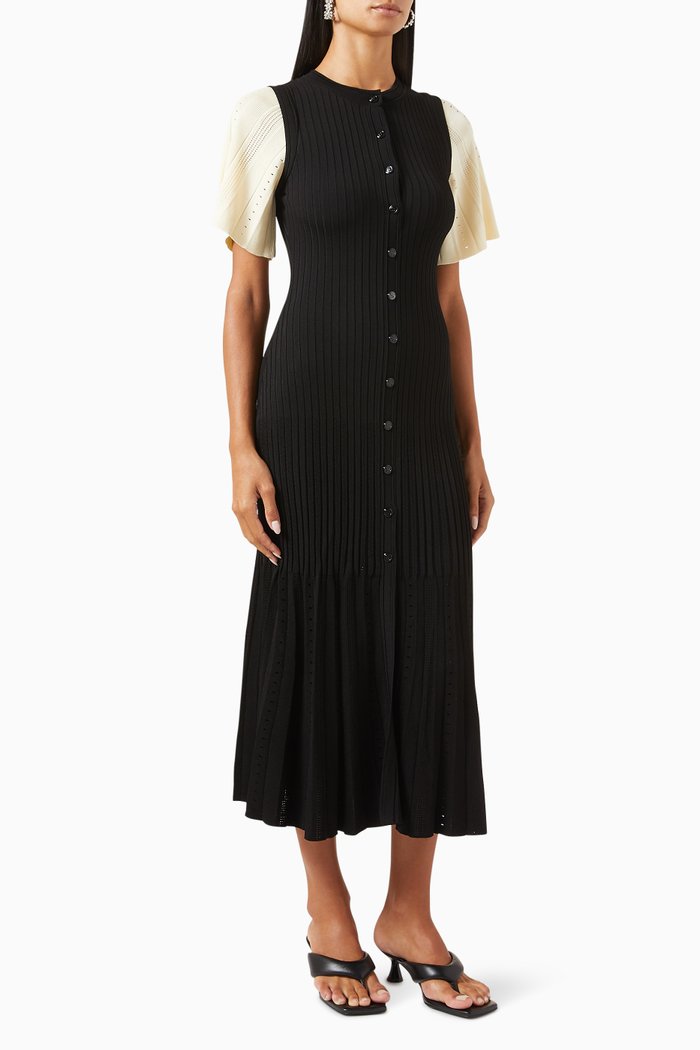 

Midi Dress in Knit, Black