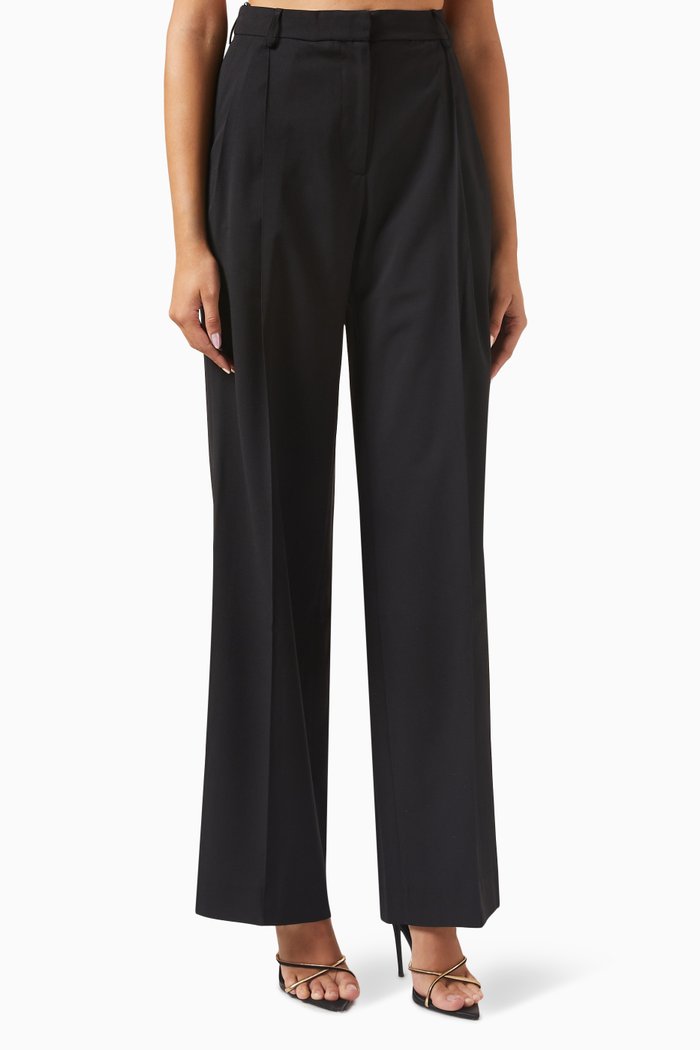 

Wide-leg pants, Black