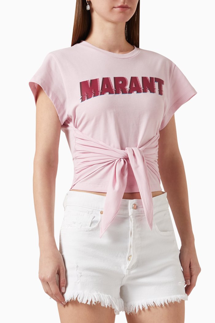 

Zodya Logo T-shirt in Cotton-jersey, Pink
