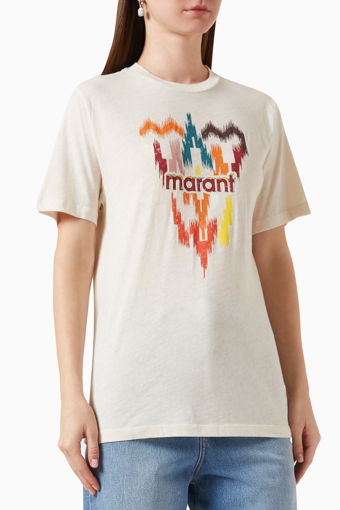 

Zewel Logo T-shirt in Cotton-jersey, Neutral
