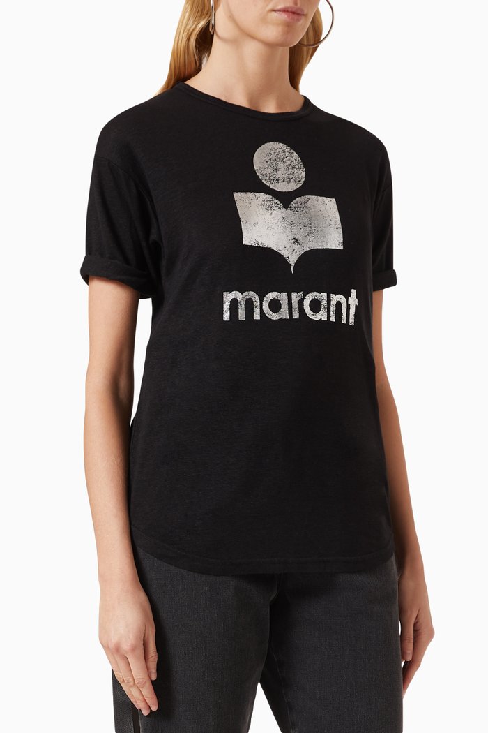 

Koldi Logo T-shirt in Cotton-jersey, Black