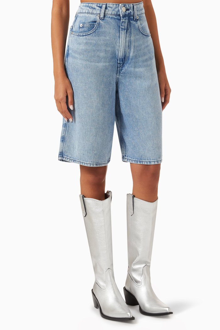 

Balina Bermuda Shorts in Denim, Blue