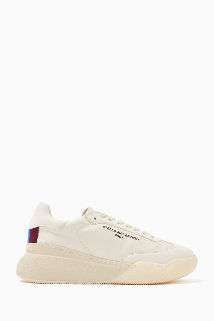 

Loop Low-top Sneakers in Faux-leather, White