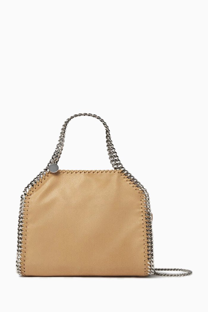 

Small Falabella Tote Bag in Shaggy Deer, Neutral