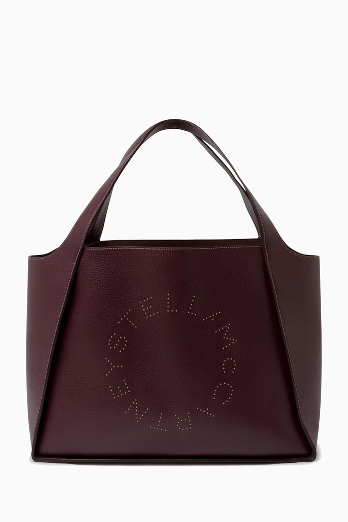 

Stella Logo Tote Bag in Eco Alter Nappa, Purple