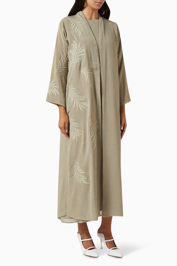 

Embossed Abaya, Neutral