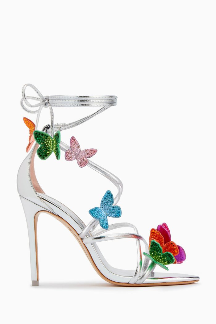 

Vanessa Butterfly 100 Sandals in Leather, Multicolour