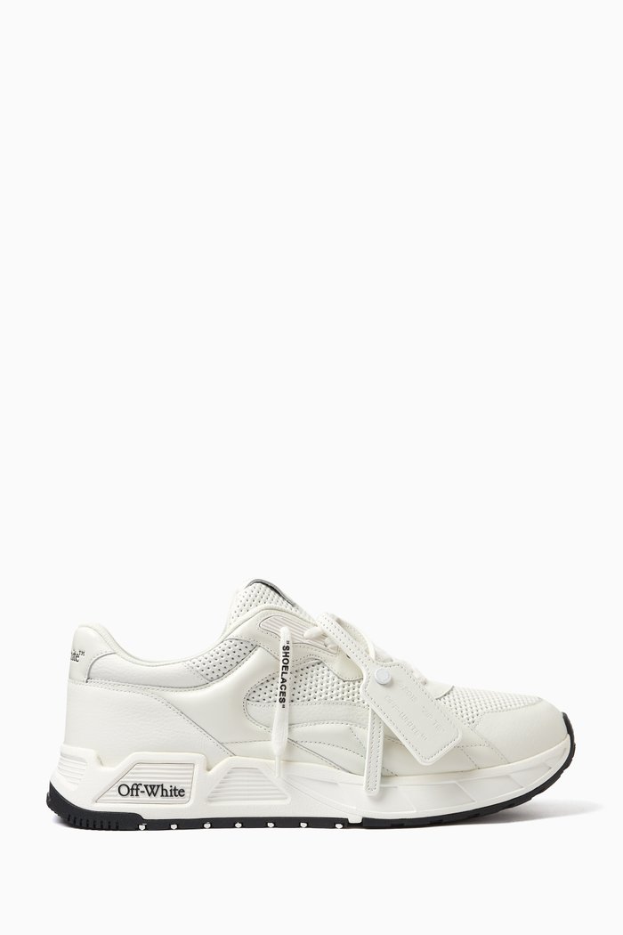 

Runner B Sneakers in Leather, Neutral