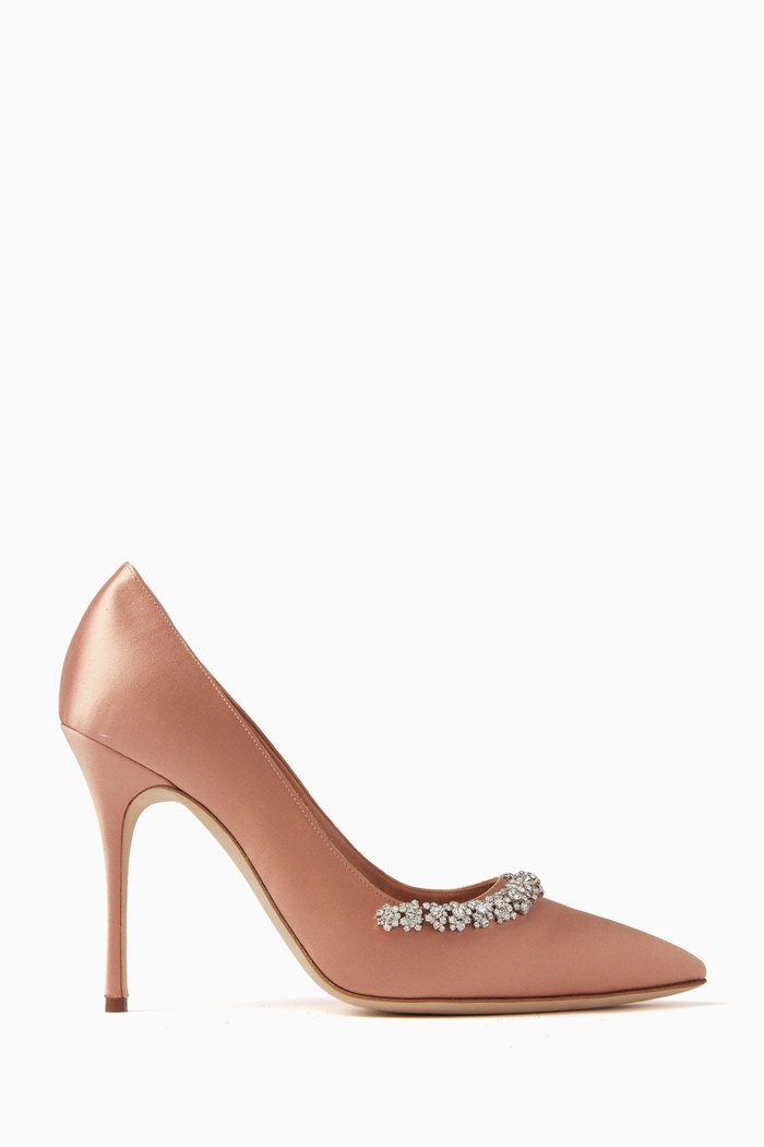 

Olarana 105 Pumps in Satin, Neutral
