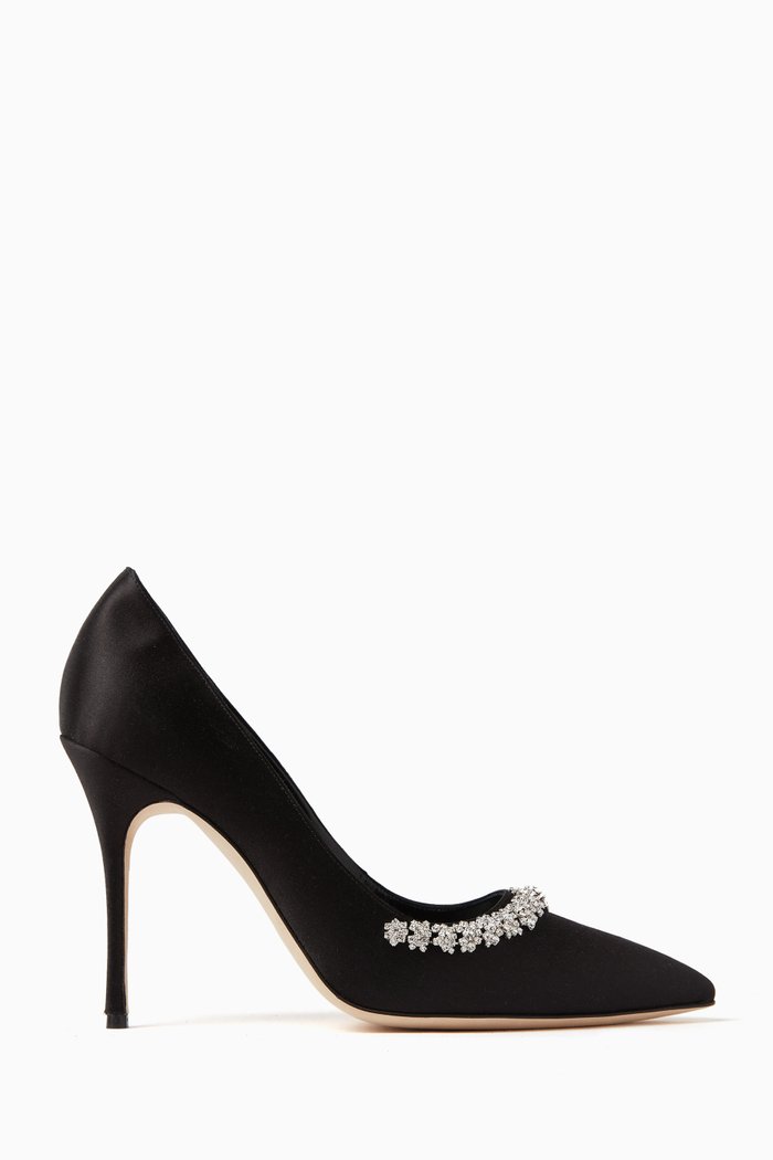 

Olarana 105 Pumps in Satin, Black