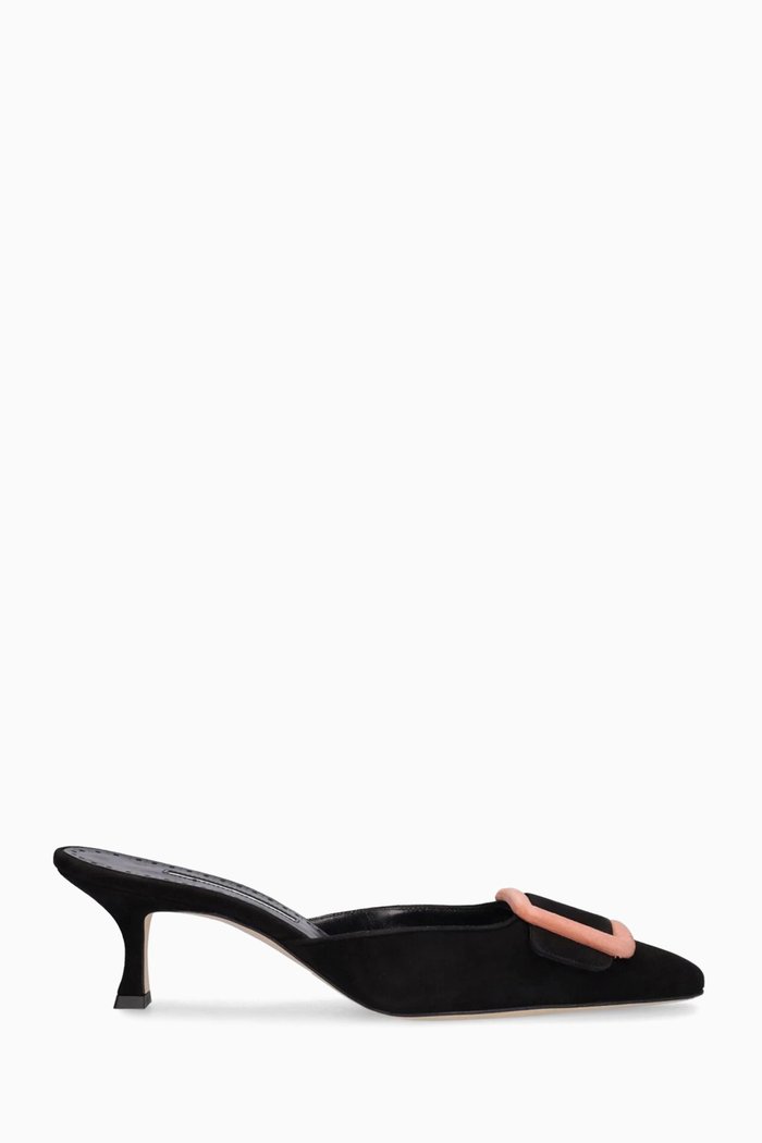 

Maysale 50 Mules in Suede, Black