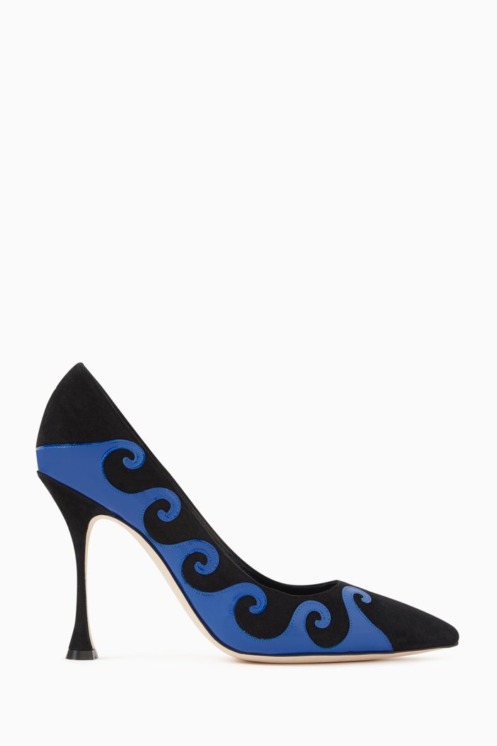 

Kasai 105 Pumps in Suede, Blue